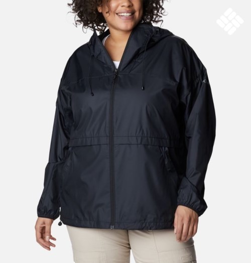 Jacheta Columbia Alpine Chill Windbreaker Dama Negrii | Plus Size SKMQA18S0